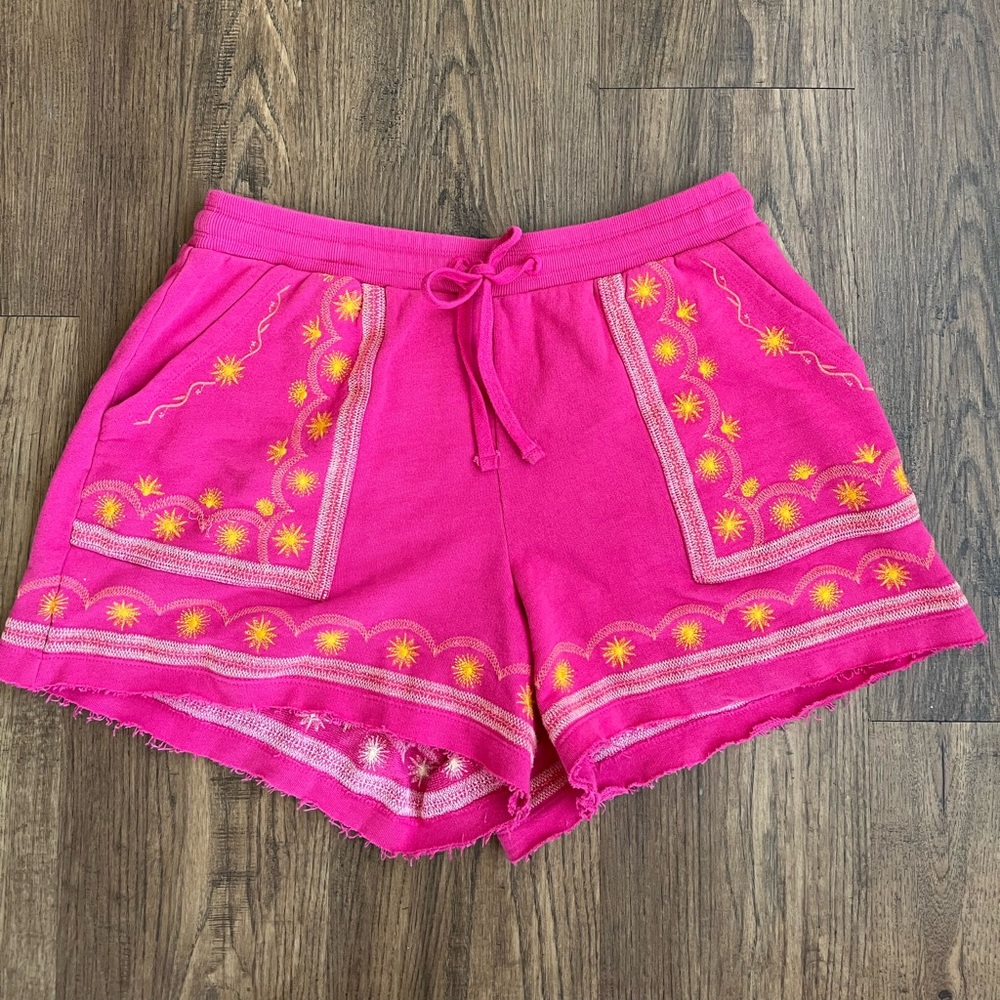 Pink Anthropologie Sweat Shorts